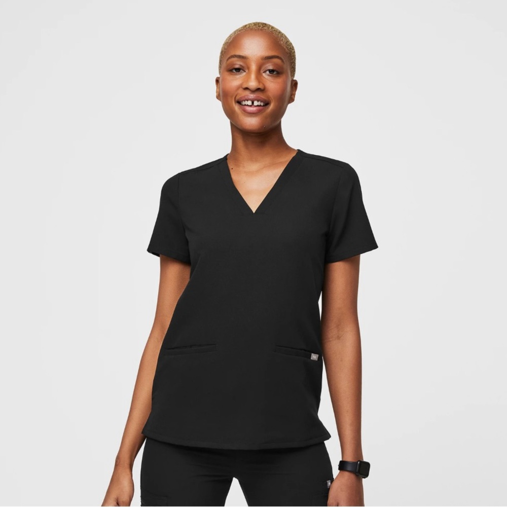 Figs Black Casma Women's Scrub Top